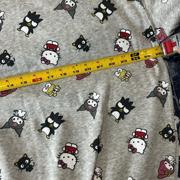 Hello Kitty by Sanrio new without tag lounge sweatshirt cute fleece lined - Picture 5 of 8